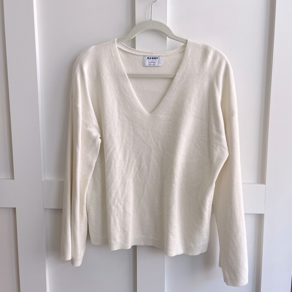 Old Navy V-Neck Bell Sleeve Sweater